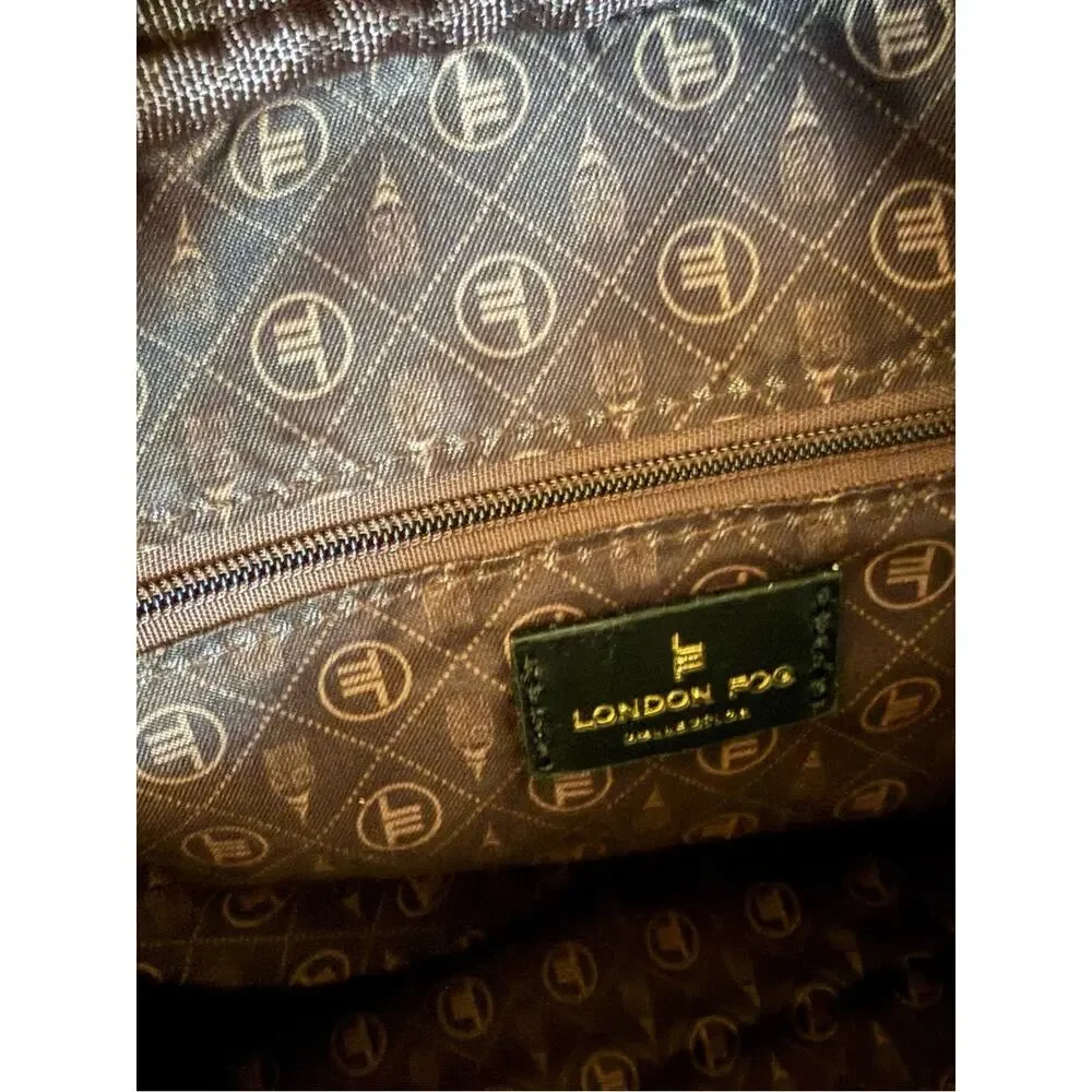 London Fog Black Dome Satchel